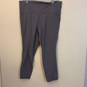 Athleta Gray 7/8 Leggings